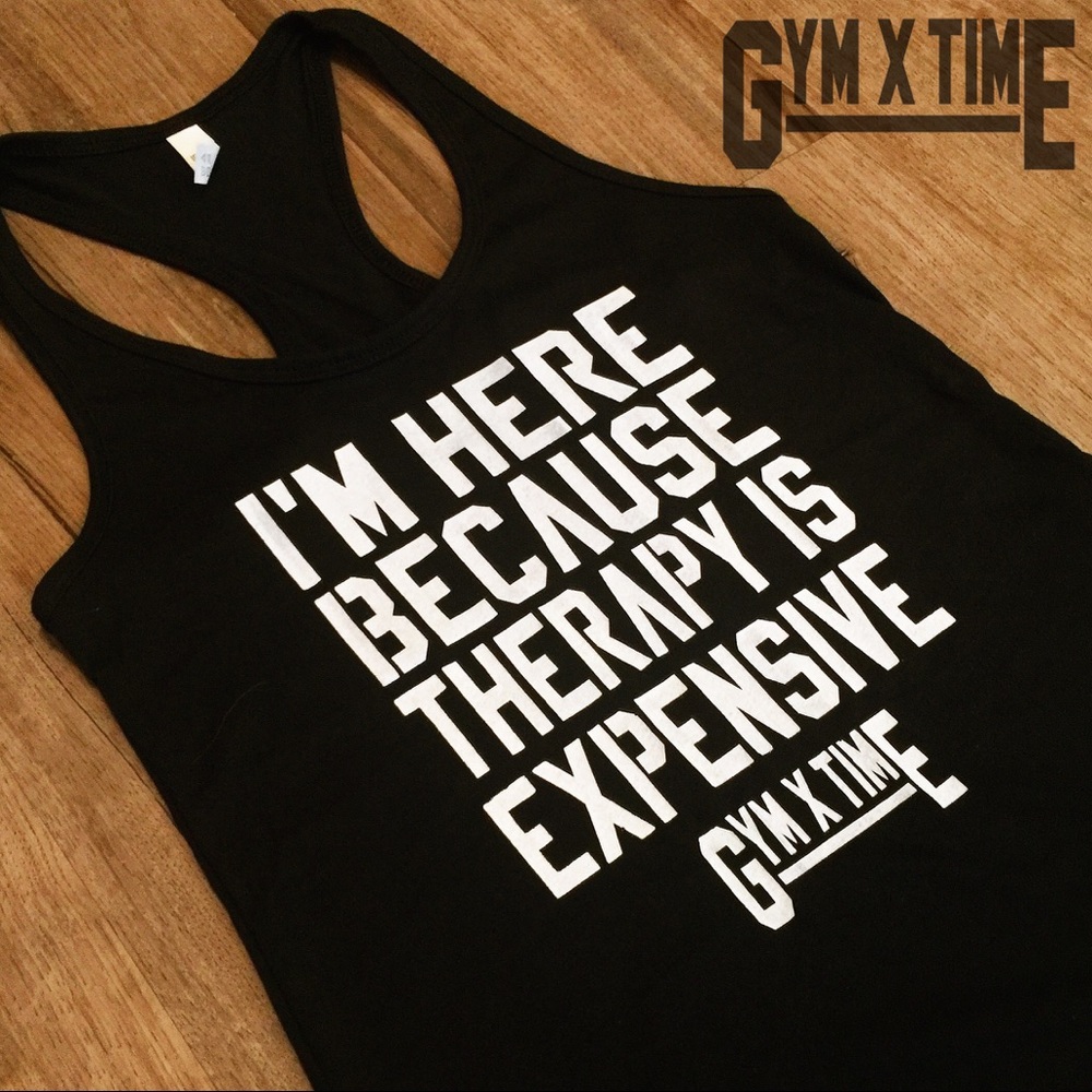 ♠️NEW♠️ "THERAPY" Tank by "GYMXTIME"